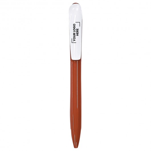 Printed Clip Pens red